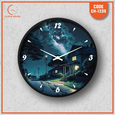 Picture of Clock House BD Artistic Wall Clock Multicolor