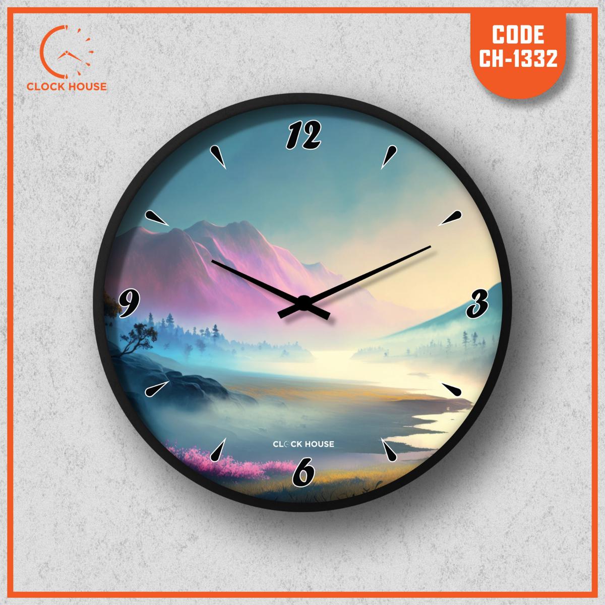 Picture of Clock House BD Artistic Wall Clock Multicolor