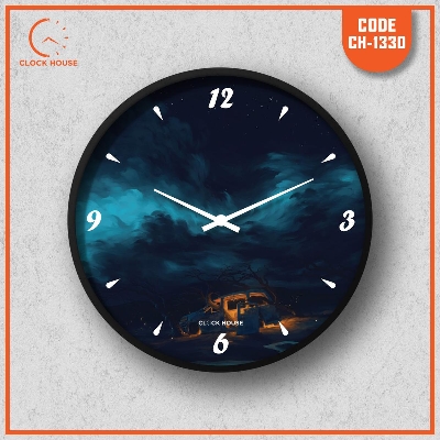 Picture of Clock House BD Artistic Wall Clock Multicolor