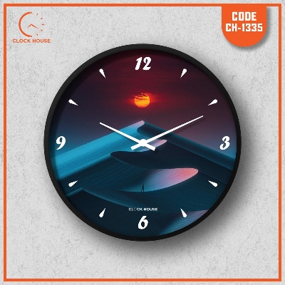 Picture of Clock House BD Artistic Wall Clock Multicolor