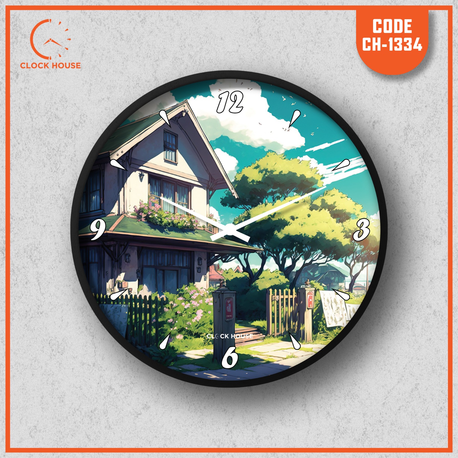Picture of Clock House BD Artistic Wall Clock Multicolor