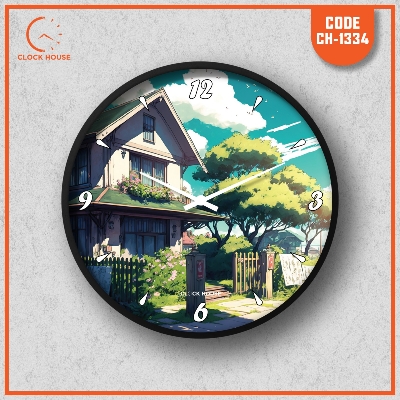 Picture of Clock House BD Artistic Wall Clock Multicolor
