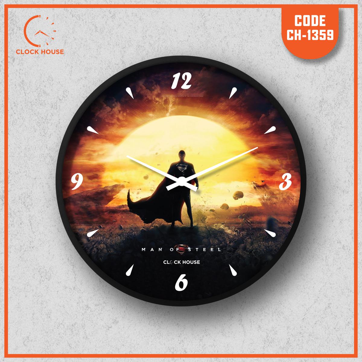 Picture of Clock House BD Super Hero Wall Clock Multicolor
