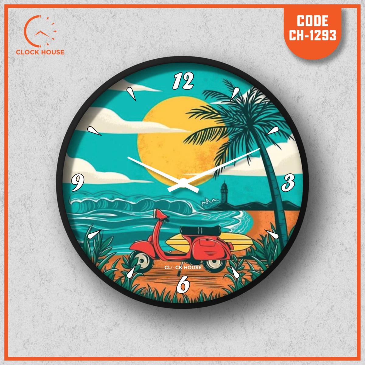 Picture of Clock House BD Artistic Wall Clock Multicolor