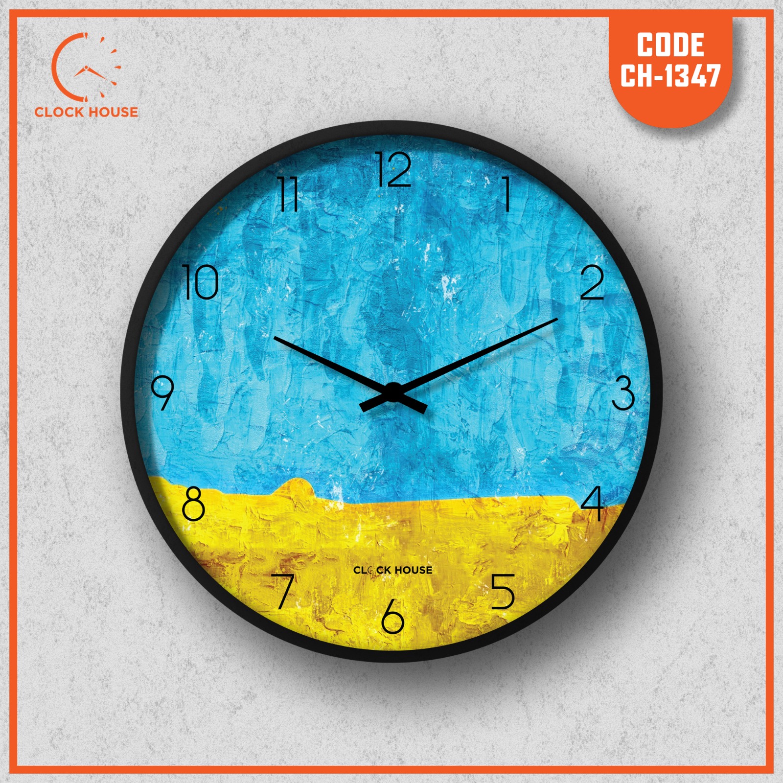 Picture of Clock House BD Artistic Wall Clock Multicolor