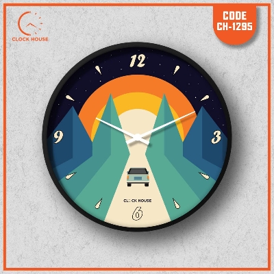 Picture of Clock House BD Artistic Wall Clock Multicolor