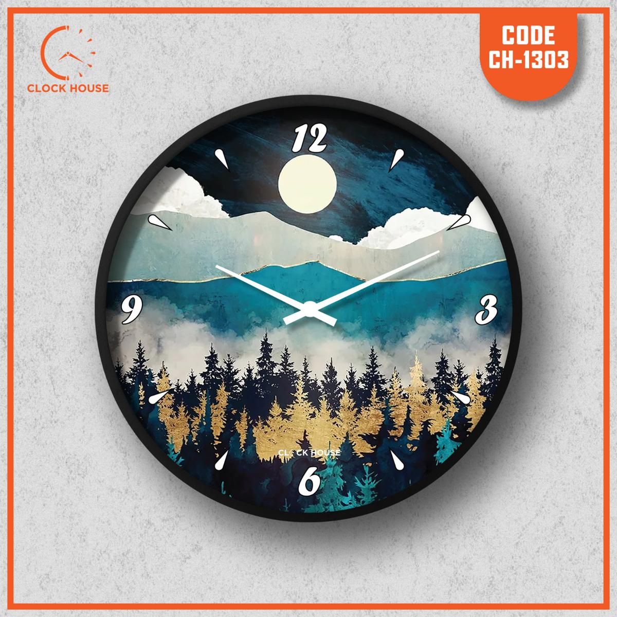 Picture of Clock House BD Artistic Wall Clock Multicolor