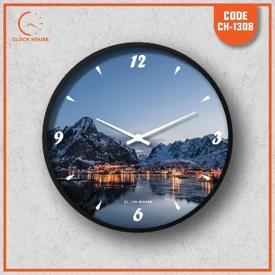 Picture of Clock House BD Artistic Wall Clock Multicolor