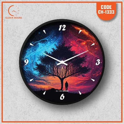 Picture of Clock House BD Artistic Wall Clock Multicolor