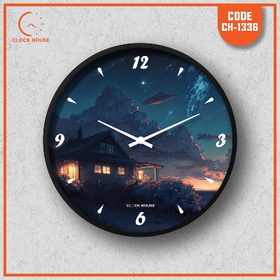 Picture of Clock House BD Artistic Wall Clock Multicolor