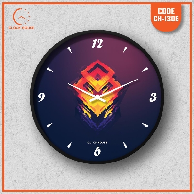 Picture of Clock House BD Artistic Wall Clock Multicolor