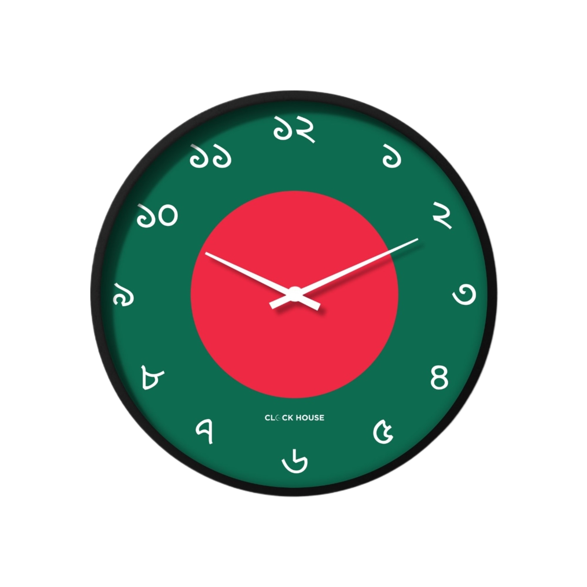 Picture of Clock House BD Bangladesh Flag Wall Clock Multicolor