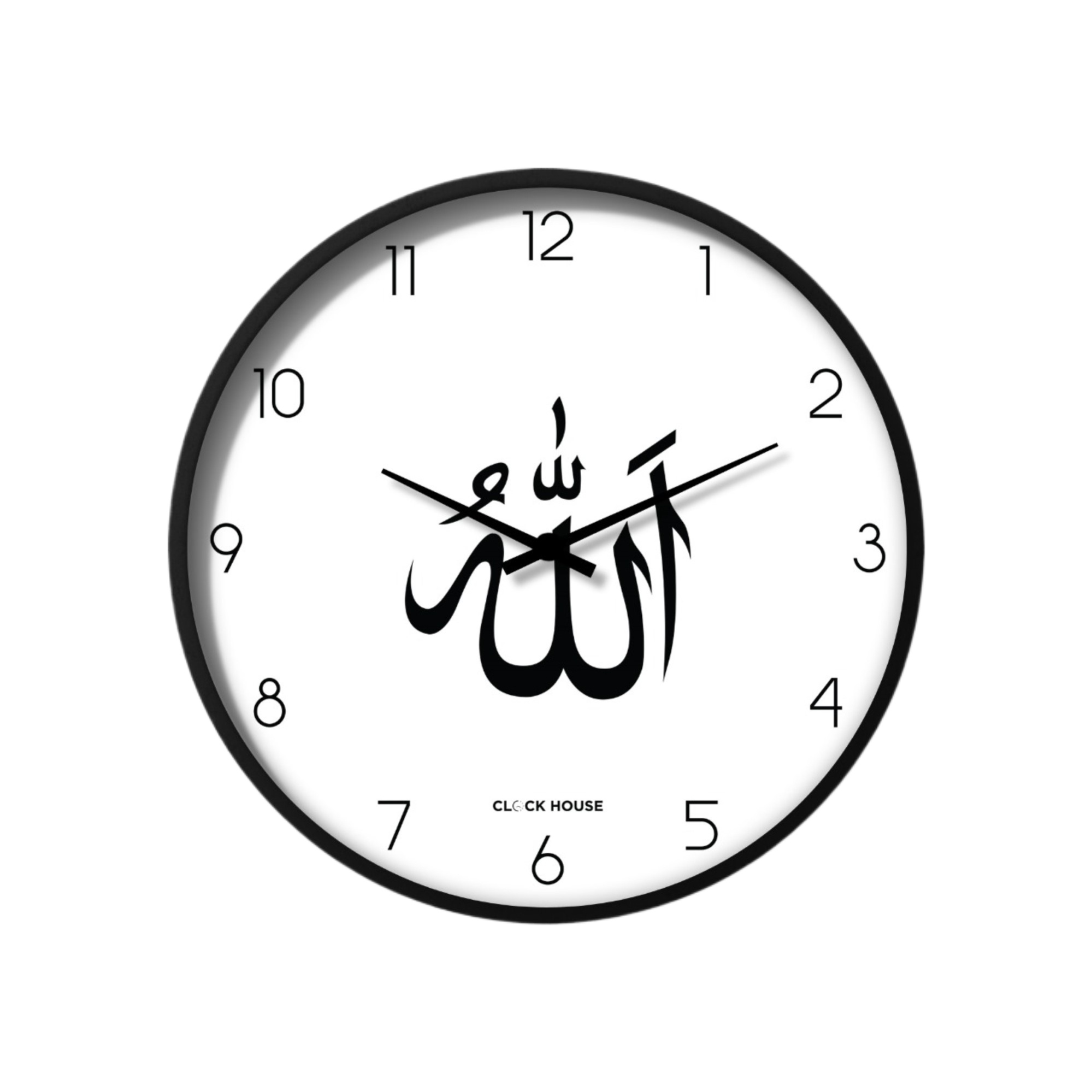 Picture of Clock House BD Islamic (Allahu) Wall Clock White