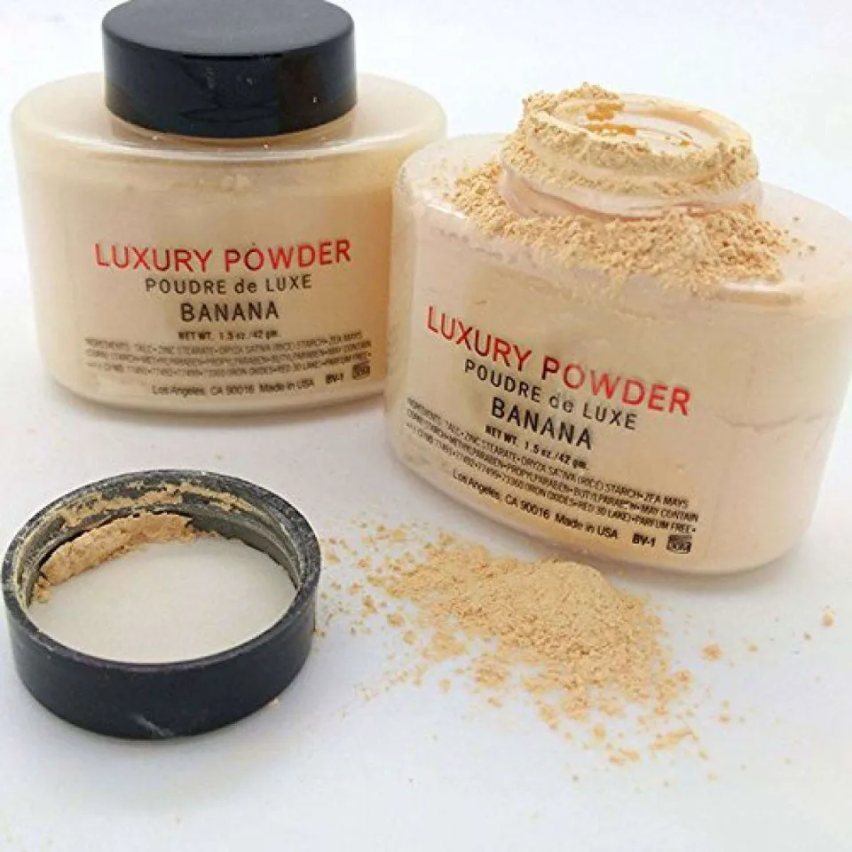 Picture of Banana white Luxury Loose powder for Makeup.