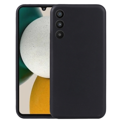 Picture of For  samsung galaxy A34 5G  Premium Silicone Matte Soft Phone Case - Black - Phone Back Cover