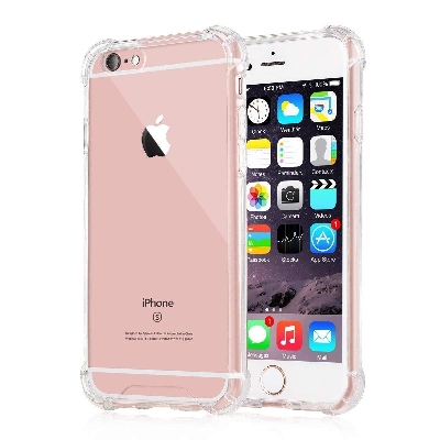 Picture of ip 6G ip 6s  Premium Silicone Case Crystal Clear Soft TPU Ultra-Thin Transparent Flexible Protective Mobile Phone Back Cover