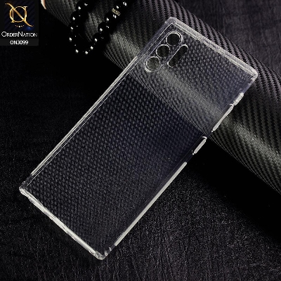 Picture of For  samsung galaxy note 10 plus      Premium Silicone Case Crystal Clear Soft TPU Ultra-Thin Transparent Flexible Protective Mobile Phone Back Cover