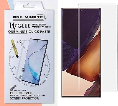 Picture of One minute UV Light Adhesive Tempered Glass Screen Protector for samsung galaxy   note 10 plus