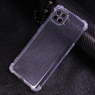 Picture of For oppo F17  Premium Silicone Matte Soft Phone Case  - Phone Back Cover