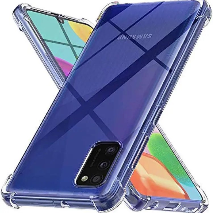 Picture of For Samsung Galaxy A02s M02s A03s Flexible Clear Transparent Soft TPU Back Case Cover