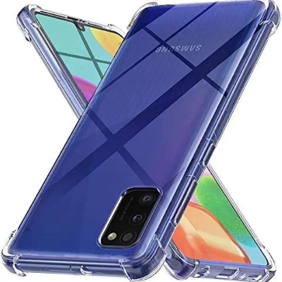 Picture of For Samsung Galaxy A02s M02s A03s Flexible Clear Transparent Soft TPU Back Case Cover