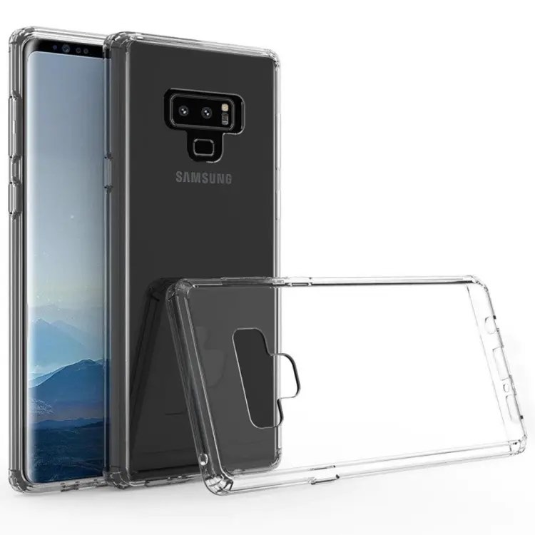Picture of For Samsung Galaxy Note 9 Flexible Clear Transparent Soft TPU Back Case Cover
