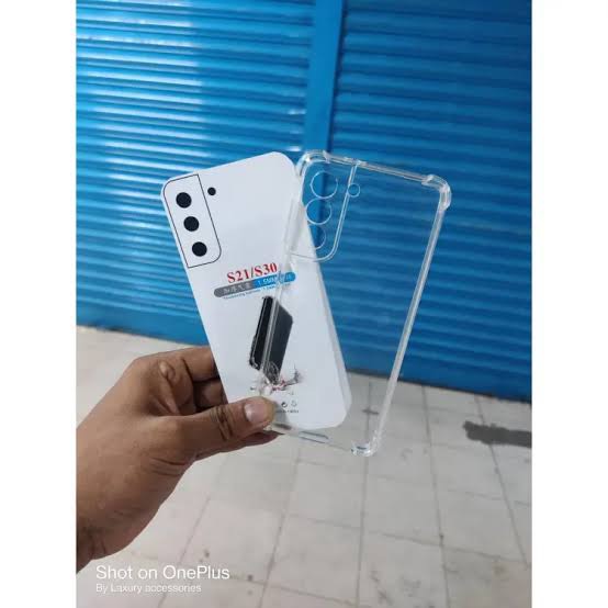 Picture of For Samsung Galaxy S21  Flexible Clear Transparent Soft TPU Back Case Cover