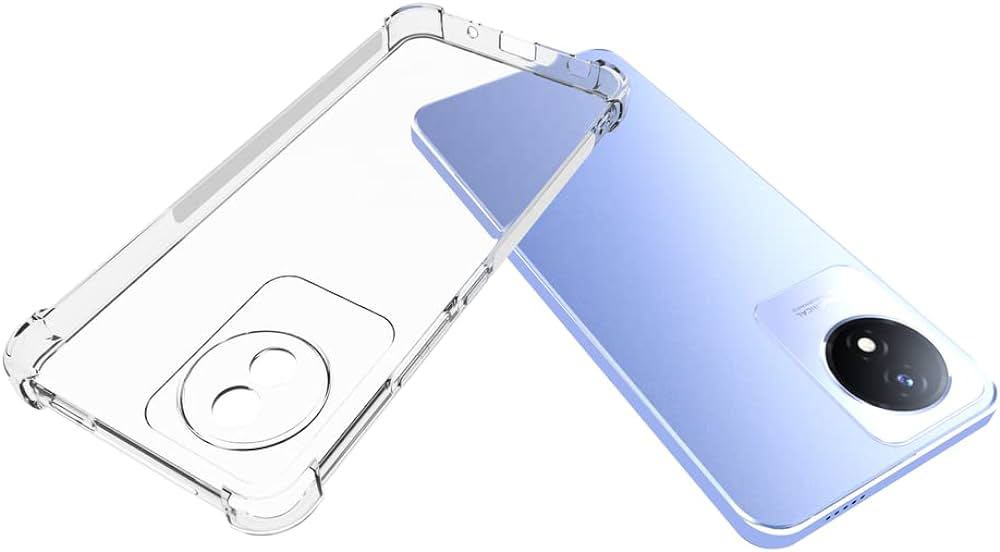 Picture of For Vivo Y02 Y02T Y02A  Flexible Clear Transparent Soft TPU Back Case Cover