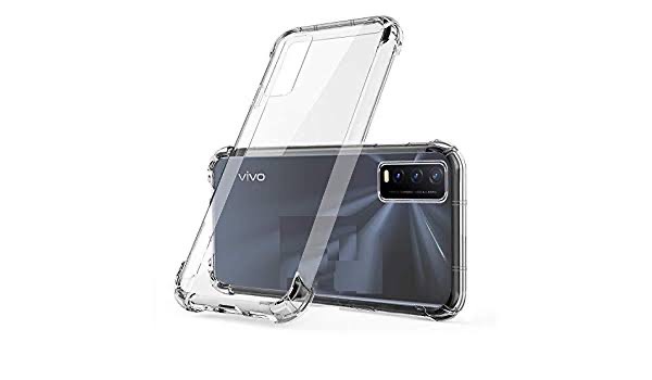 Picture of For Vivo Y20 Y12s Y20G  Y12A Flexible Clear Transparent Soft TPU Back Case Cover