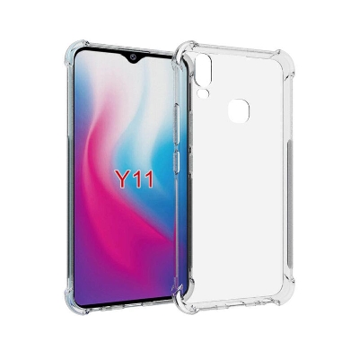 Picture of For Vivo Y11  Flexible Clear Transparent Soft TPU Back Case Cover