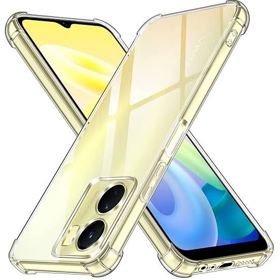 Picture of For Vivo Y16   Flexible Clear Transparent Soft TPU Back Case Cover