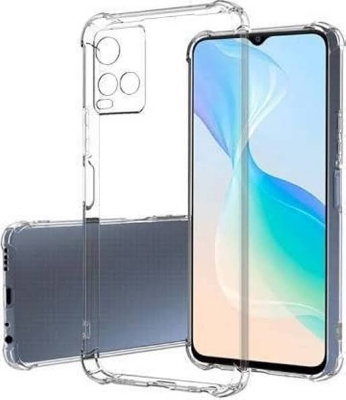 Picture of For Vivo Y21 Y33S Y21T  Flexible Clear Transparent Soft TPU Back Case Cover