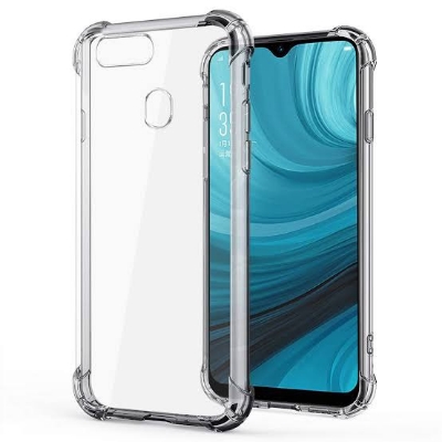 Picture of For oppo A5s  A12 Flexible Clear Transparent Soft TPU Back Case Cover