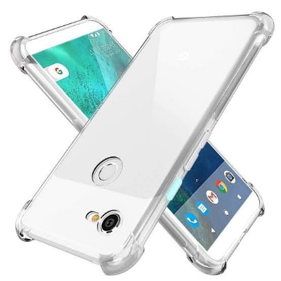 Picture of For pixel 3  Flexible Clear Transparent Soft TPU Back Case Cover