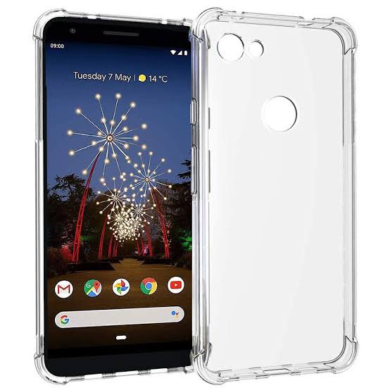 Picture of For pixel 3Xl   Flexible Clear Transparent Soft TPU Back Case Cover