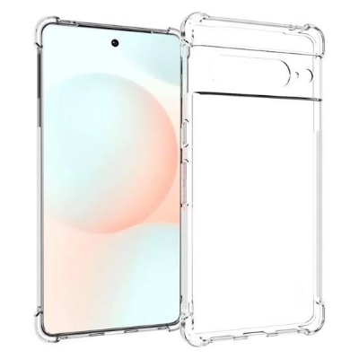 Picture of For pixel 7 pixel 7 pro   Flexible Clear Transparent Soft TPU Back Case Cover
