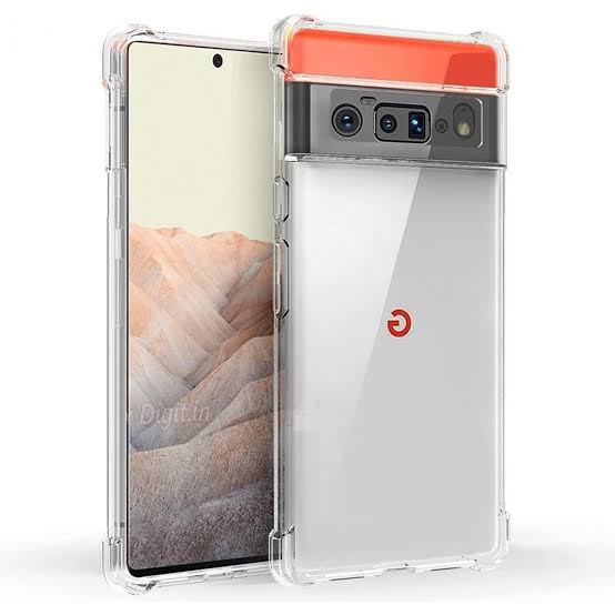 Picture of For pixel 6A   Flexible Clear Transparent Soft TPU Back Case Cover