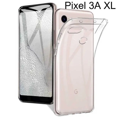 Picture of For pixel  3AXL  Flexible Clear Transparent Soft TPU Back Case Cover