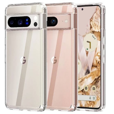 Picture of For pixel 8 pixel 8 pro   Flexible Clear Transparent Soft TPU Back Case Cover