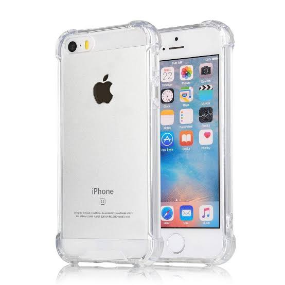 Picture of For iphone 5 5S    Flexible Clear Transparent Soft TPU Back Case Cover