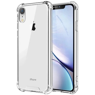 Picture of For iphone xr Flexible Clear Transparent Soft TPU Back Case Cover