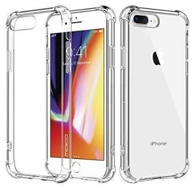 Picture of For iphone  7G plus 8G plus  Flexible Clear Transparent Soft TPU Back Case Cover