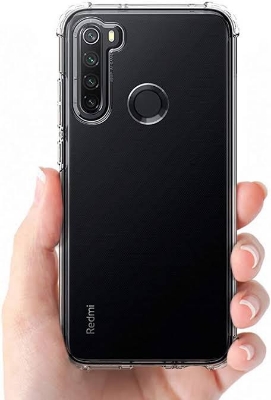 Picture of For xioami redmi note 8  Flexible Clear Transparent Soft TPU Back Case Cover