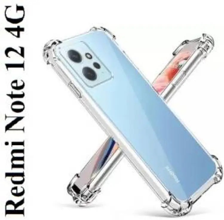 Picture of For xioami redmi note 12 4G   Flexible Clear Transparent Soft TPU Back Case Cover