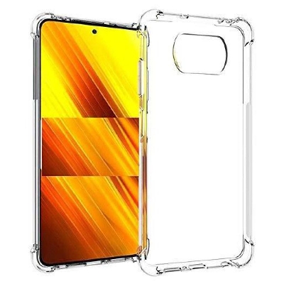 Picture of For xioami redmi poco x3 poco x3 pro Flexible Clear Transparent Soft TPU Back Case Cover