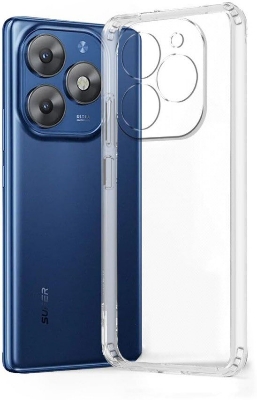 Picture of For itel S23 plus  Flexible Clear Transparent Soft TPU Back Case Cover