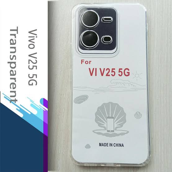 Picture of For vivo V25 V25e   Flexible Clear Transparent Soft TPU Back Case Cover
