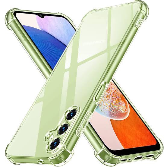 Picture of For samsung galaxy M14 5G     Flexible Clear Transparent Soft TPU Back Case Cover