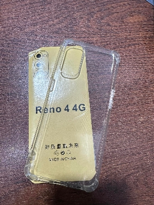 Picture of For Reno 4 Flexible Clear Transparent Soft TPU Back Case Cover