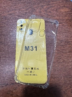 Picture of For samsung galaxy M31   Flexible Clear Transparent Soft TPU Back Case Cover